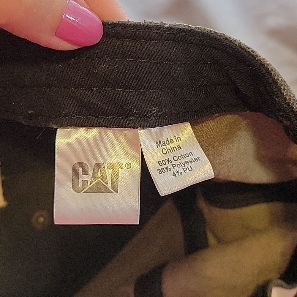 CAT. Ball Cap. Brushed Denim. OSFA. EUC - Picture 7 of 9